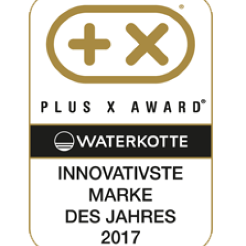 premio waterkotte plus x award innovativste marke 2017