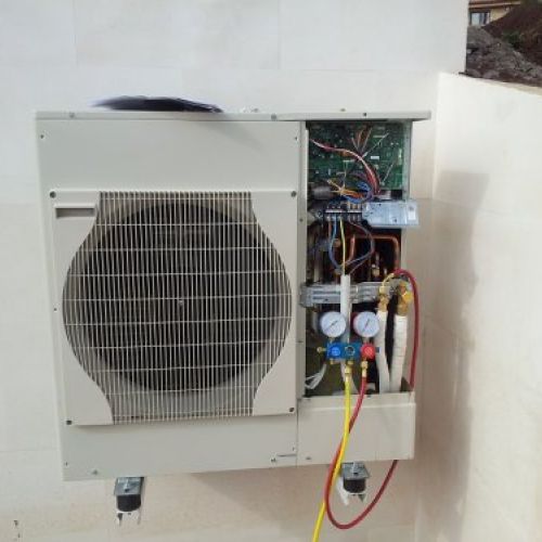 Instalación aerotermia Geoda   WATERKOTTE