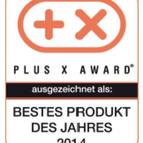 Plus X Award "Best product of the year 2014"